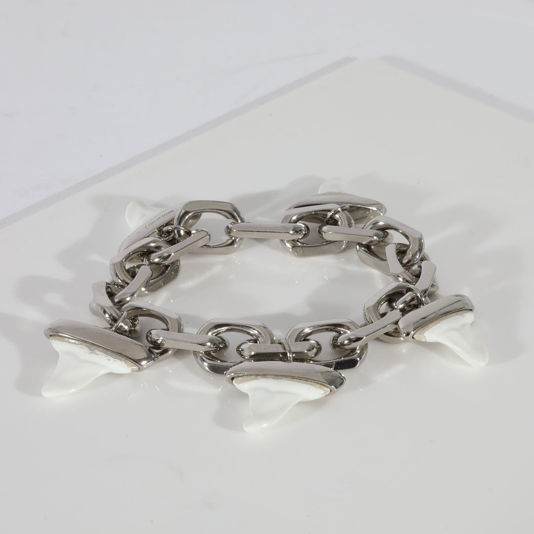 BURBERRY Resin Palladium Plated Bracelet