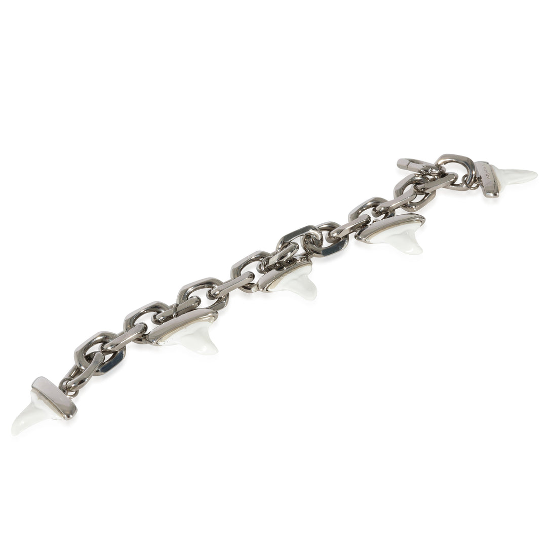 BURBERRY Resin Palladium Plated Bracelet