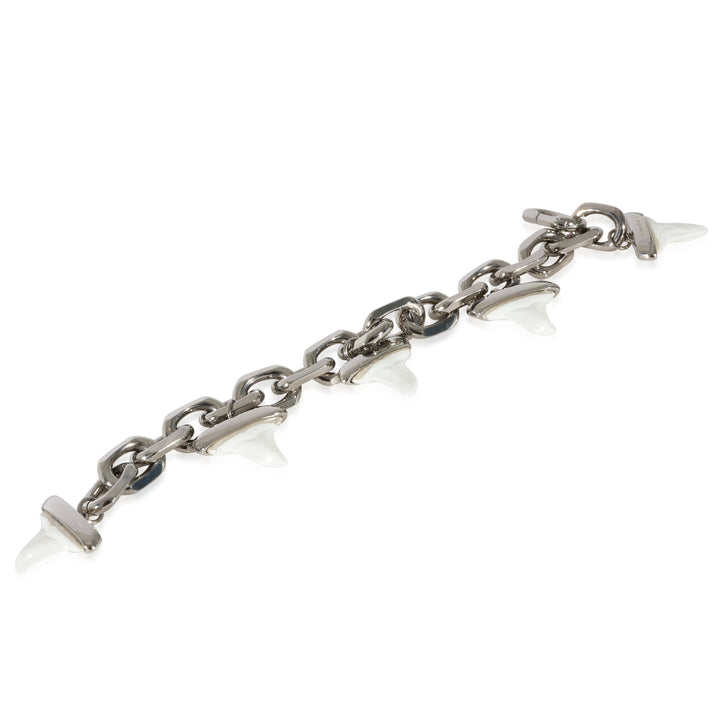 BURBERRY Resin Palladium Plated Bracelet