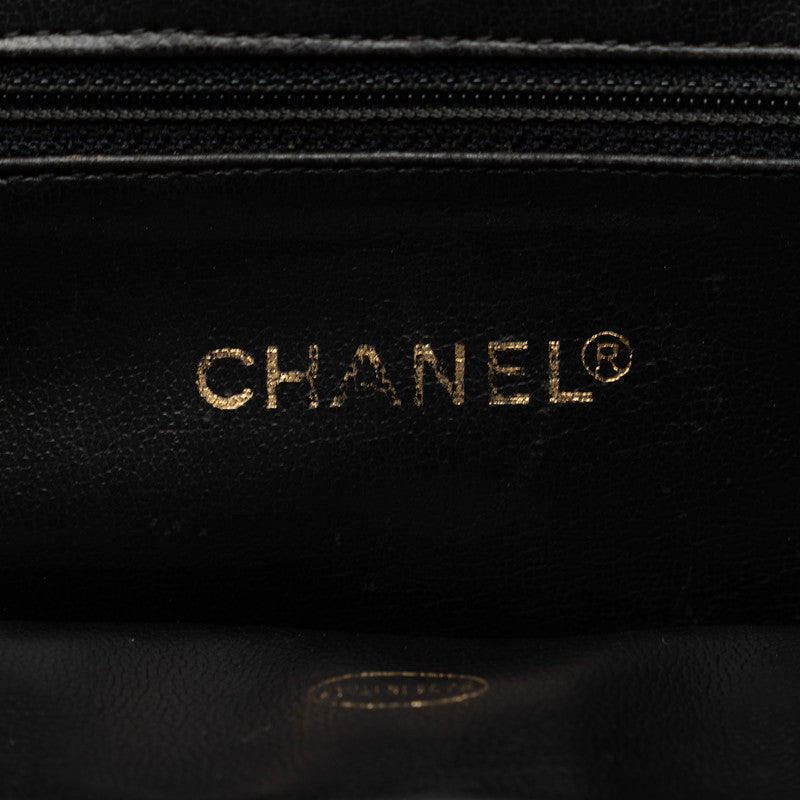 Top Quality Chanel Vintage Decacoco Cocomark Rucksack Black Caviar   CHANEL