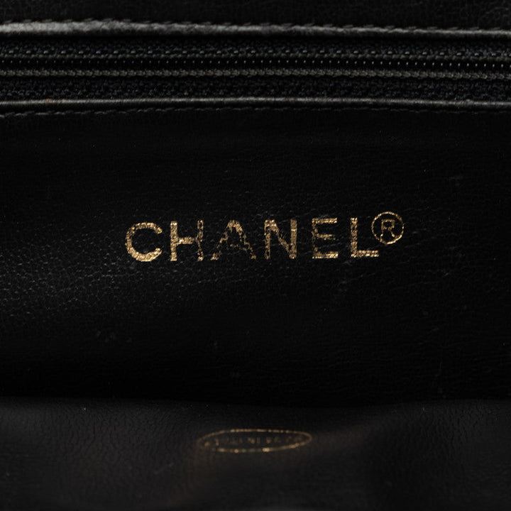 Top Quality Chanel Vintage Decacoco Cocomark Rucksack Black Caviar   CHANEL
