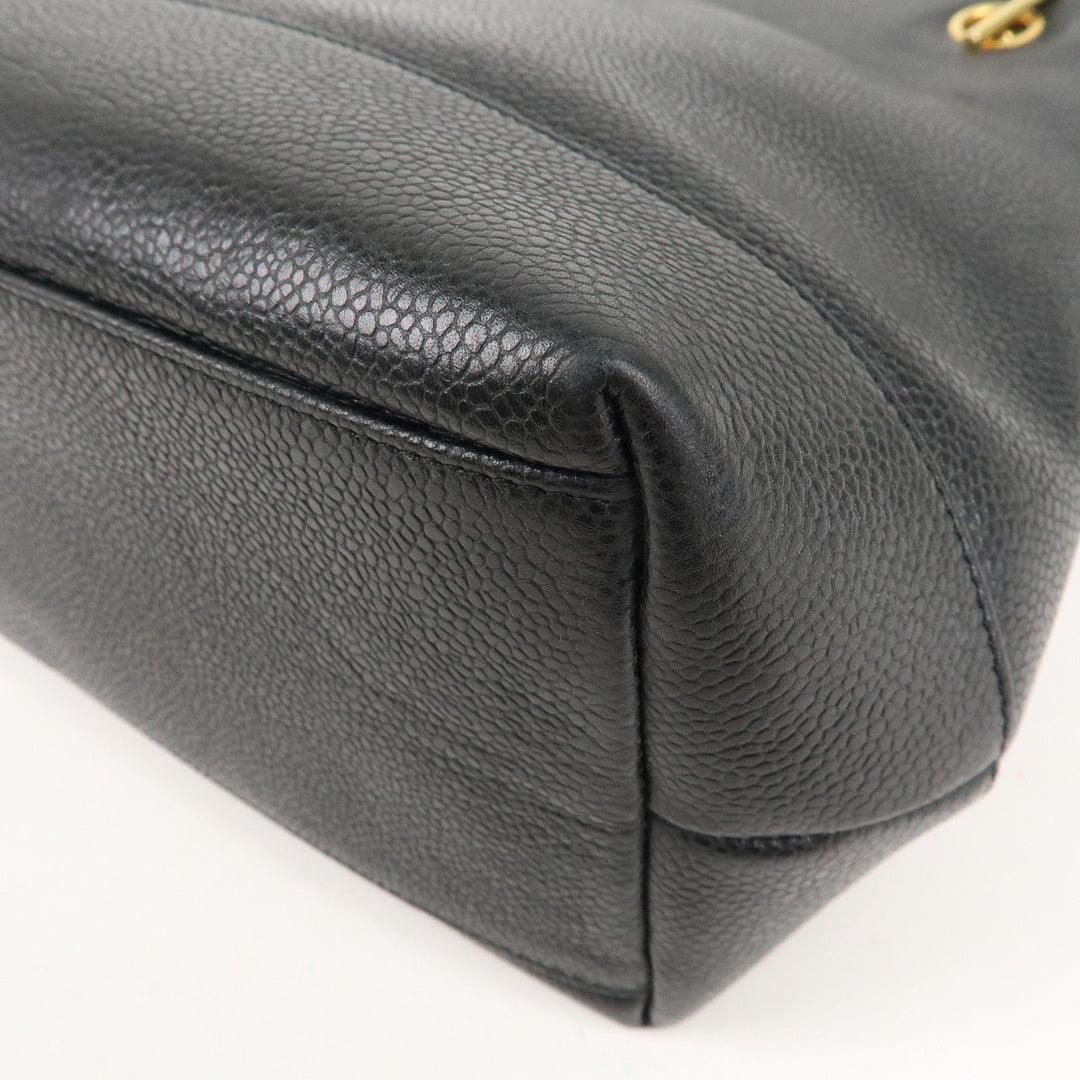 Top Quality Chanel Caviar Skin Coco Mark Chain Tote Bag Shoulder Bag
