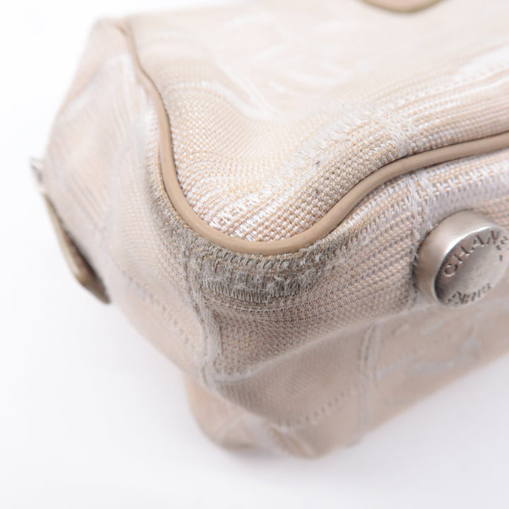 Top Quality Chanel New Travel Line Nylon Jacquard Leather Mini Bag A15828