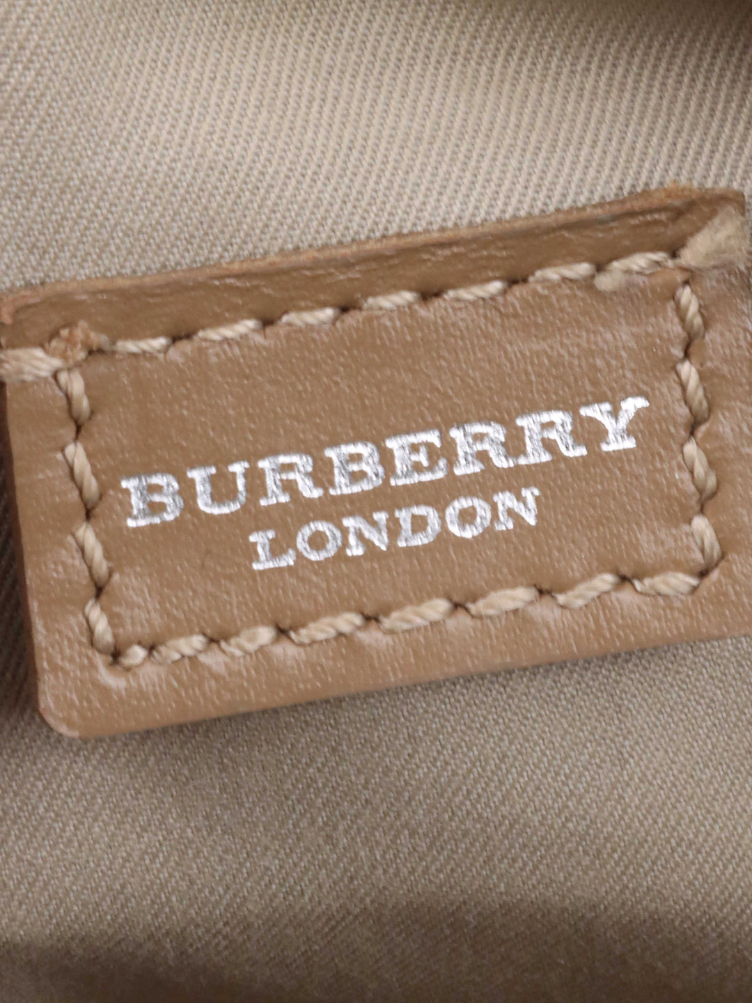 Burberry Mini Pastel Pink Check Camera Bag.
