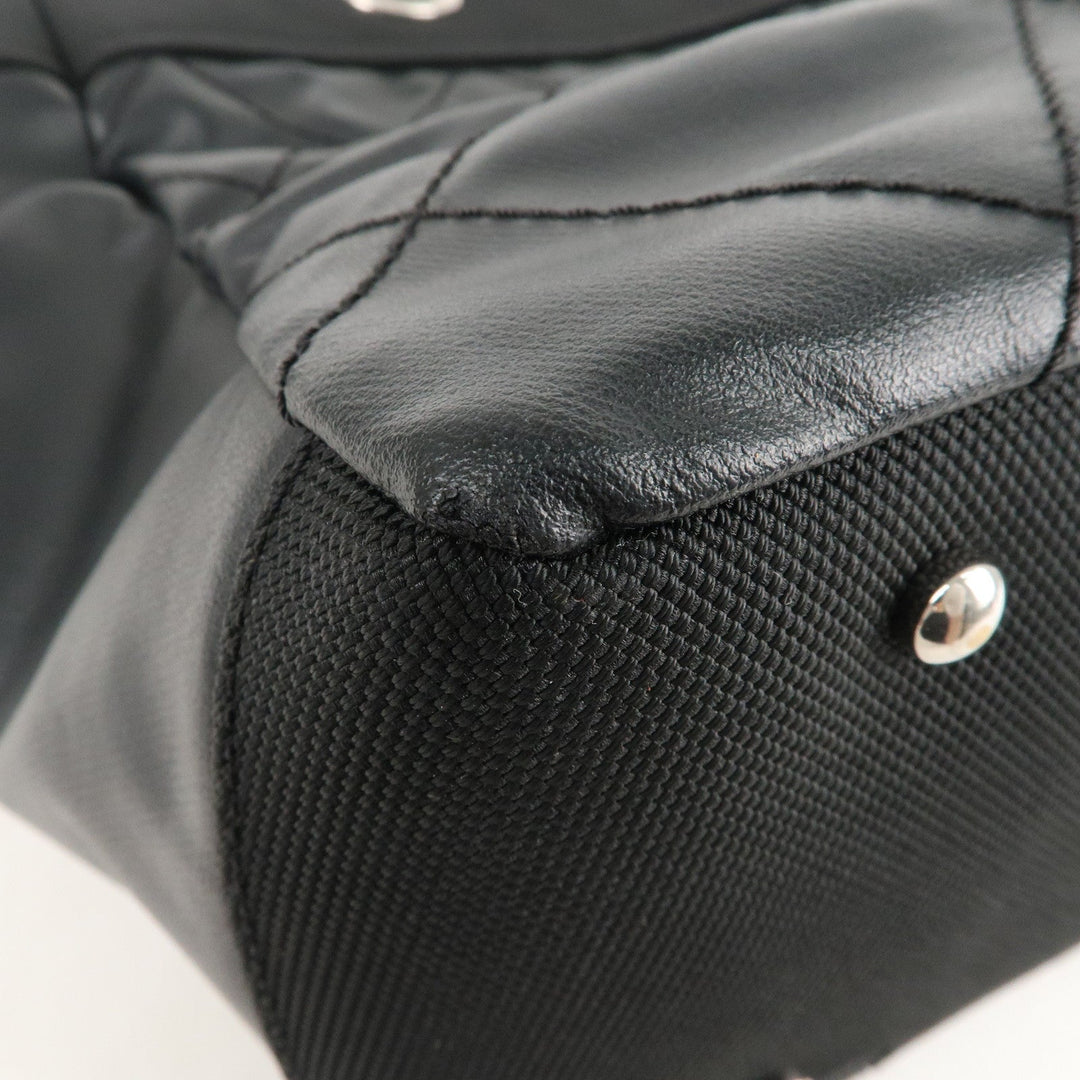 Top Quality Chanel Paris Biarritz MM Coated Canvas Leather Tote Bag A34209