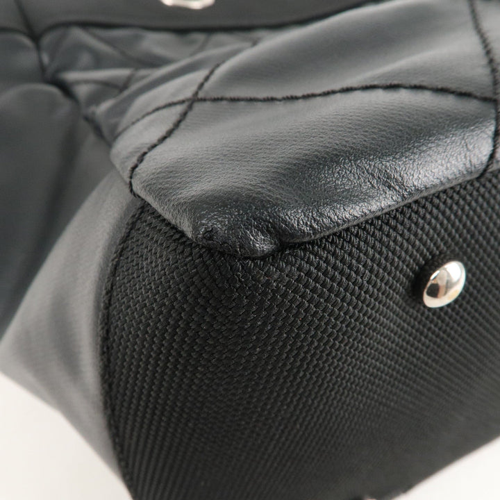 Top Quality Chanel Paris Biarritz MM Coated Canvas Leather Tote Bag A34209