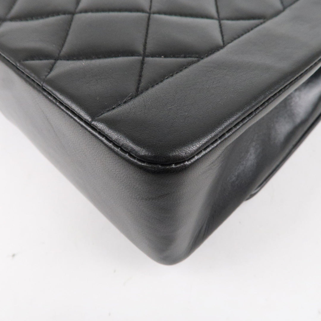 Top Quality Chanel Matelasse Lambskin Diana Chain Shoulder Bag Black A01165