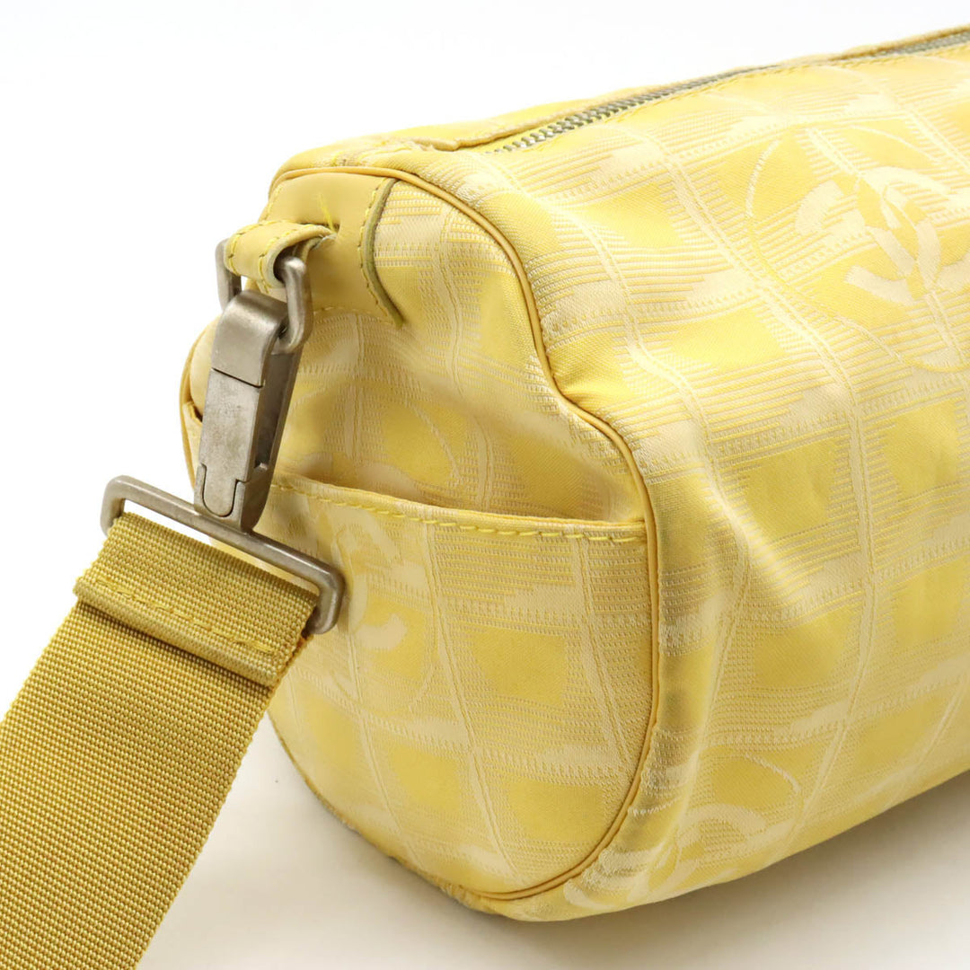 Top Quality Chanel New Loveel Line Mini Roller Bag Body Bag Nylon  Leather Yellow A17669