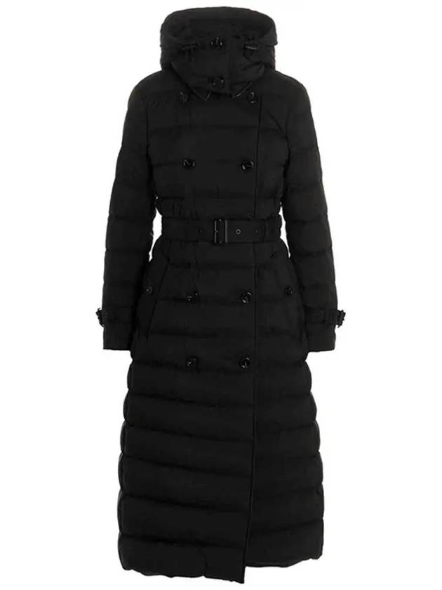 Burberry WoMen's Detachable Belted Long Padding Black