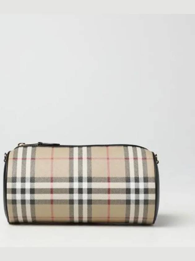 Burberry Vintage Check Barrel Cross Bag Archive Beige Black