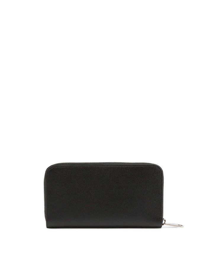 Burberry Women's Multi-compartment Leather Zip Fastening Wallet in Black