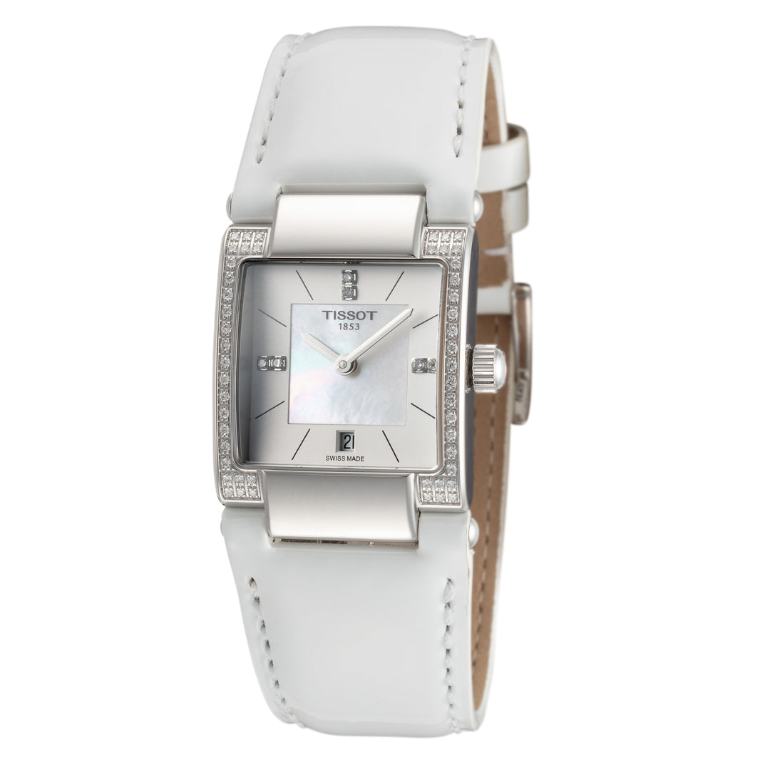 title:Tissot Women's T0903106611600 T-2 31.6mm Quartz Watch;color:White
