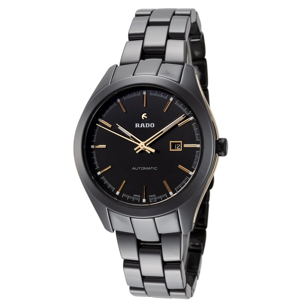 title:Rado Unisex R32287152 HyperChrome 36mm Automatic Watch;color:Black