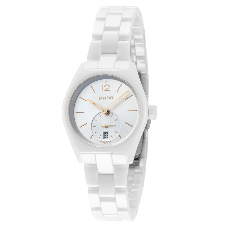title:Rado Women's True Specchio R27085012 26.1mm Quartz Watch;color:White