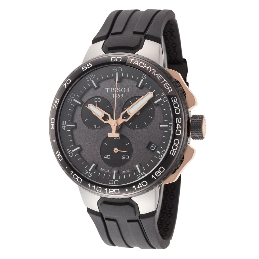 title:Tissot Men's T1114173744107 T-Race Cycling 44.5mm Quartz Watch;color:Grey