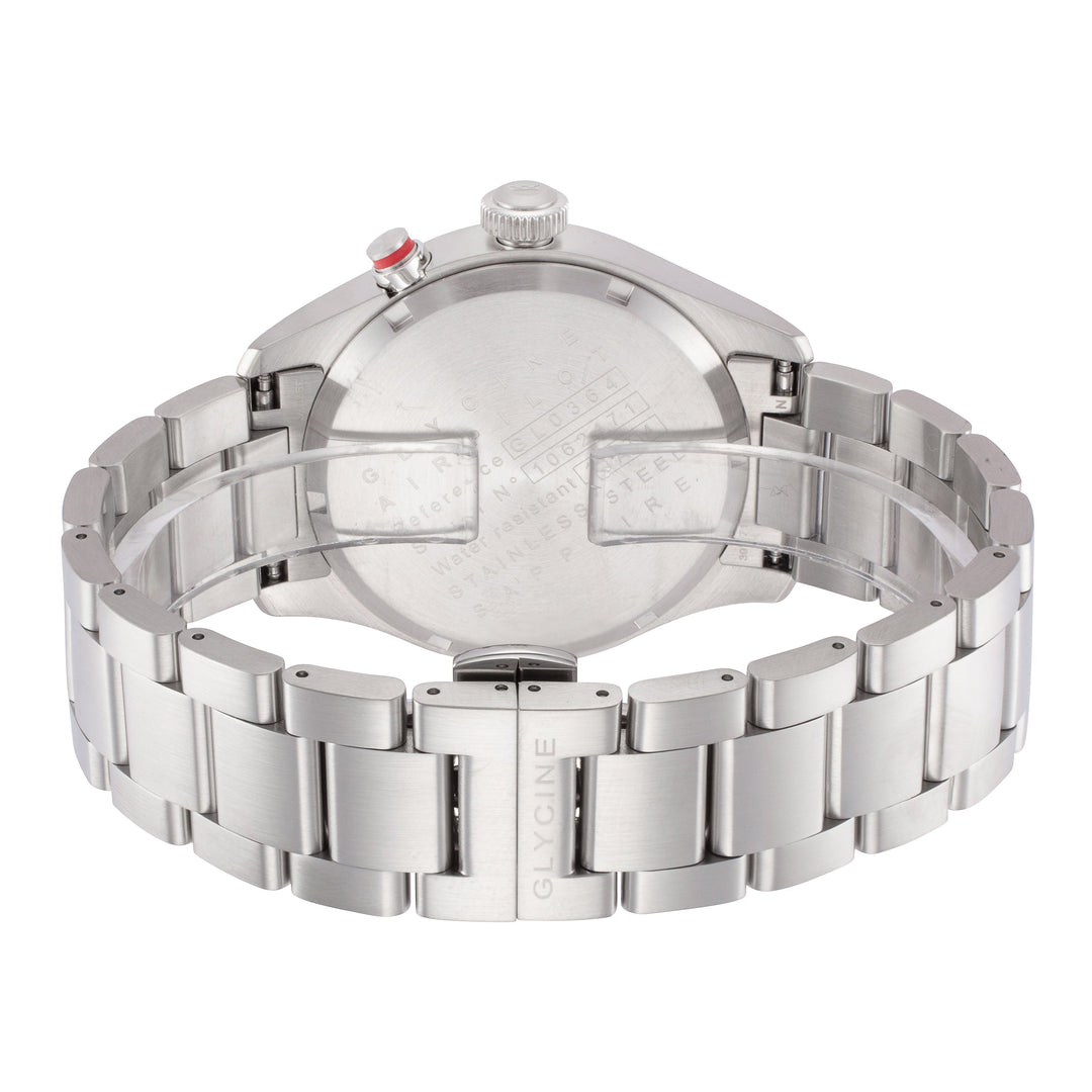 Glycine Men's Airpilot Dual Time 44mm Quartz Watch