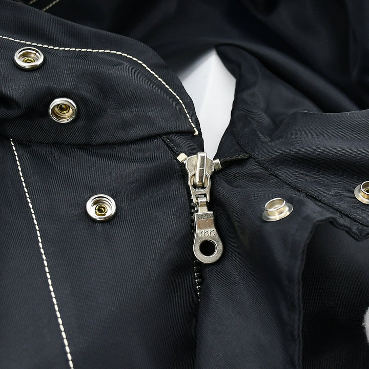 Top Quality Chanel Hooded Coat Black