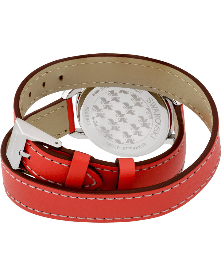 Swarovski Women's Alia Day Double Tour 37mm White Quartz Watch