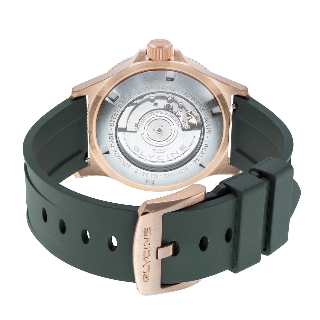 Glycine Men's GL0319 Combat Sub Sport 42 GMT 42mm Automatic Watch