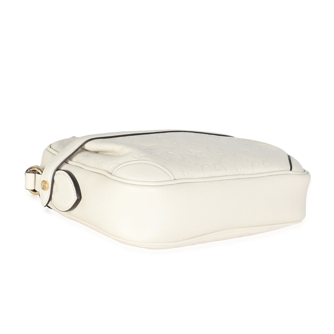 GUCCI Ivory Calfskin GG Star Crossbody