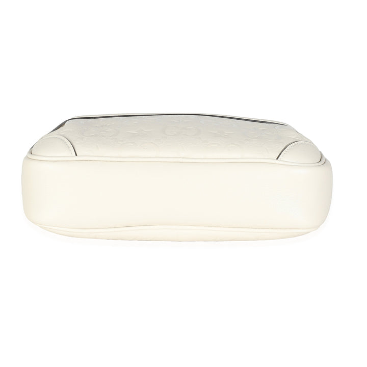 GUCCI Ivory Calfskin GG Star Crossbody