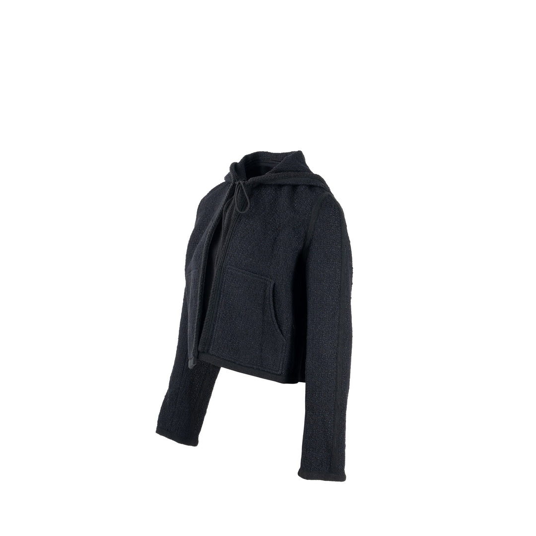 Top Quality Celine Size 34 Veste Chasseur Baja Jacket Tweed Black