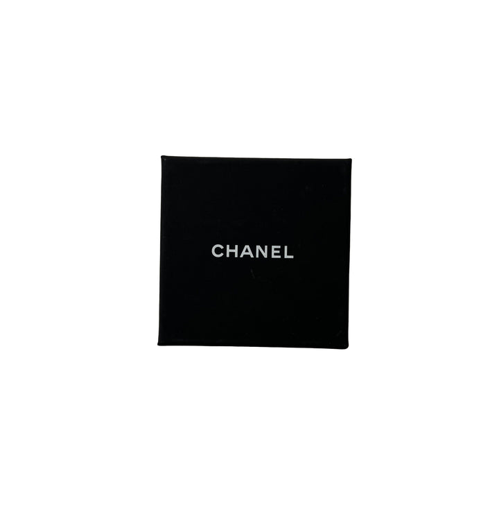 Chanel 2023 No.5 Woven Chain Pendant WIth Strass CC And Leather Gold Plated