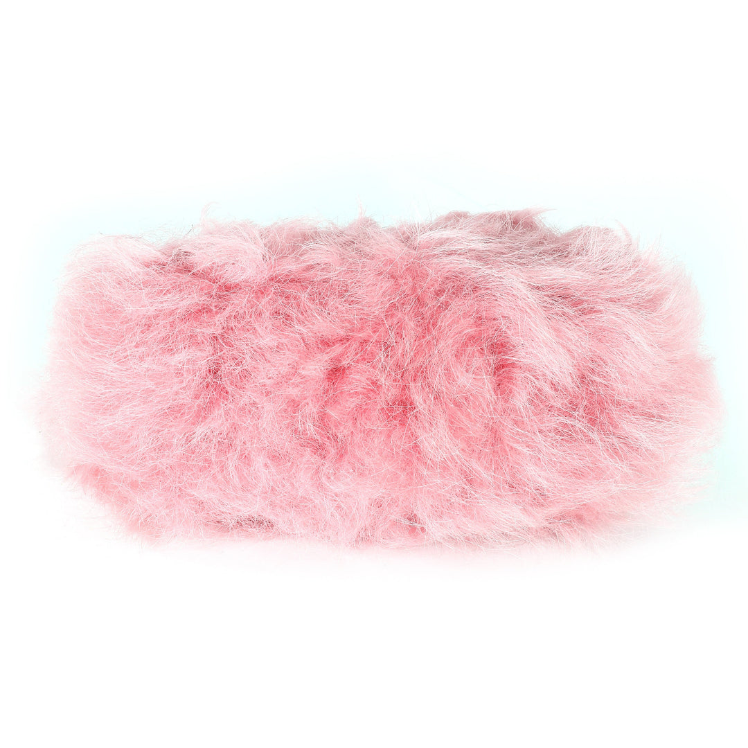 Top Quality Chanel Pink Shearling Lambskin Jewel Hook Card Holder