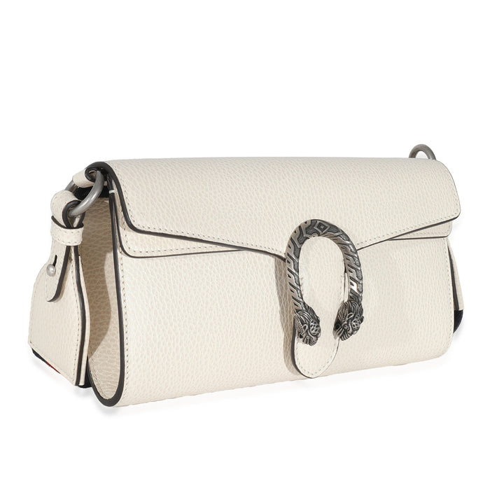 GUCCI Mystic White Dollar Calfskin Web Small Dionysus Crossbody Bag