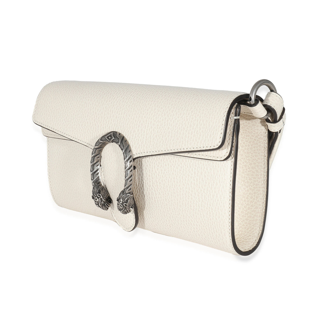 GUCCI Mystic White Dollar Calfskin Web Small Dionysus Crossbody Bag