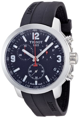 title:Tissot Men's T0554171705700 PRC 200 Quartz Watch;color:Black