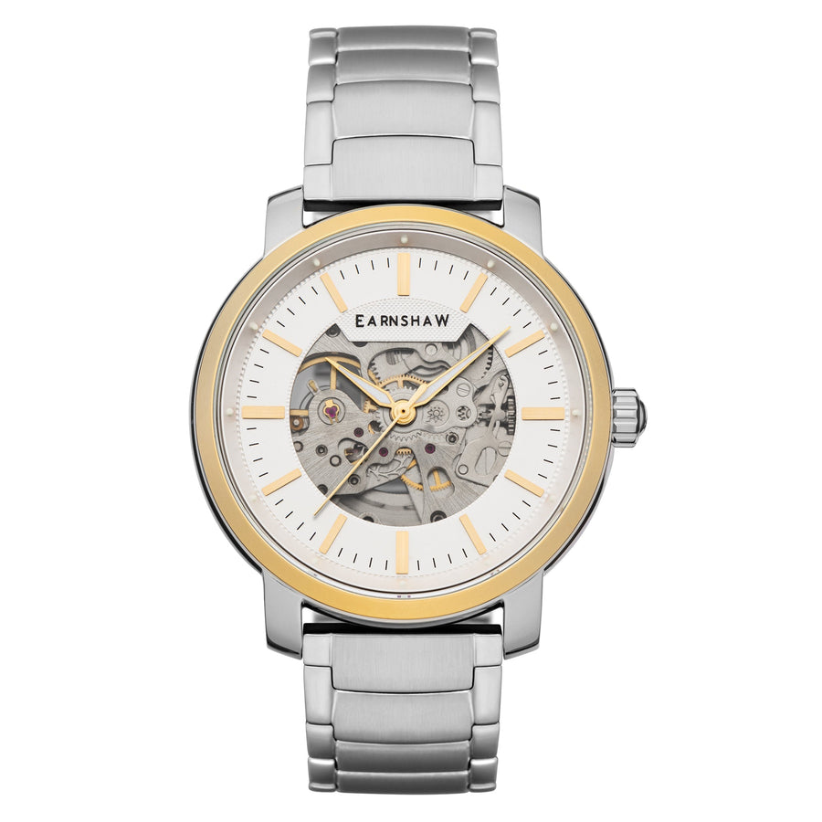 title:Thomas Earnshaw Men's ES-8214-55 New Holland 42.5mm Automatic Watch;color:Silver