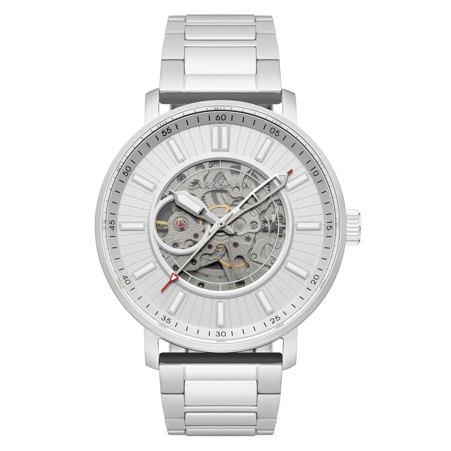 title:Thomas Earnshaw Men's ES-8215-33 Port Jackson 45mm Automatic Watch;color:Silver
