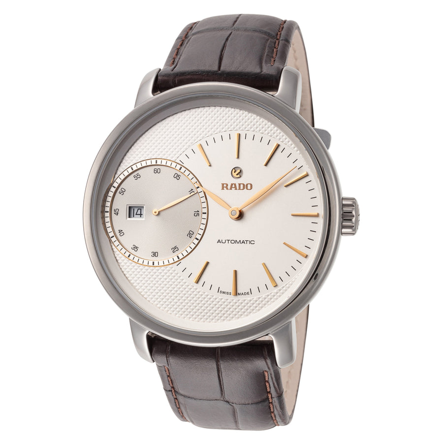 title:Rado Men's R14129116 DiaMaster XL 43mm Automatic Watch;color:White
