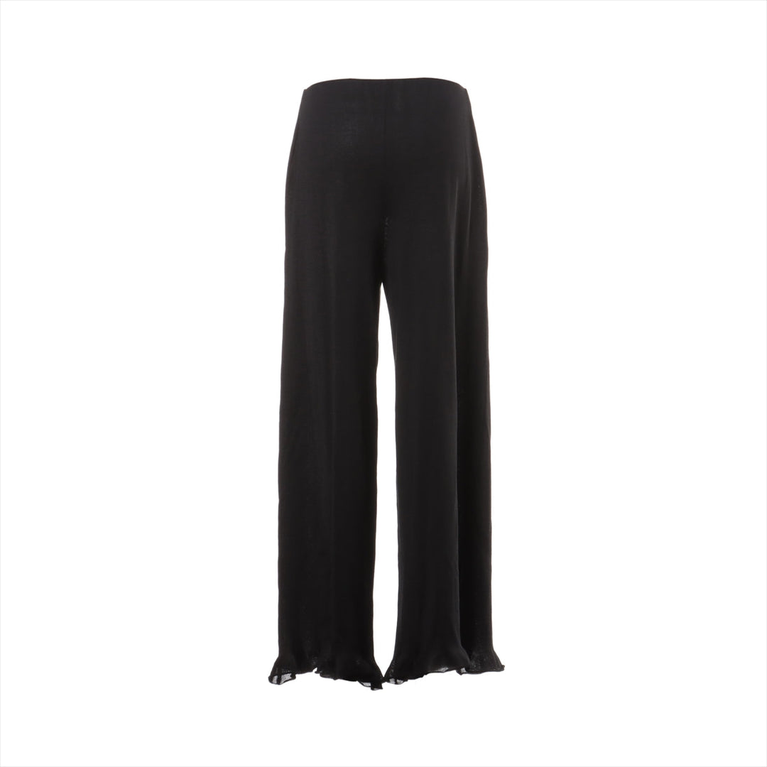 Top Quality Chanel P75 Casimir X Silk Pants 38  Black Ladies
