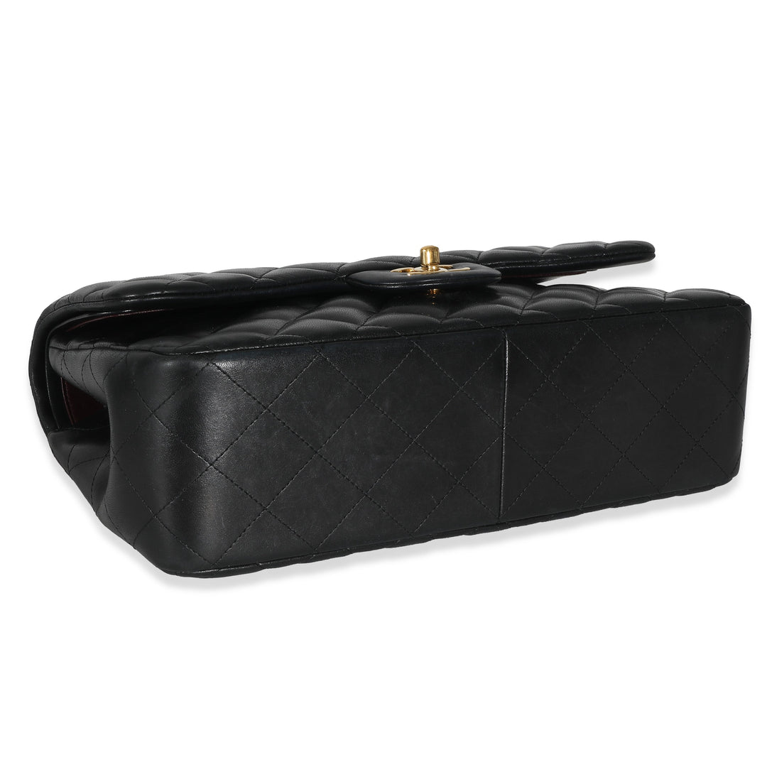 Chanel Black Quilted Lambskin Jumbo Double New Bag