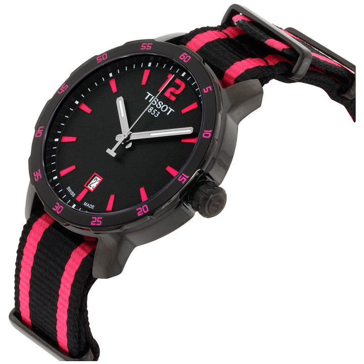 Tissot Unisex T0954103705701 Quickster 40mm Black Dial Nylon Watch