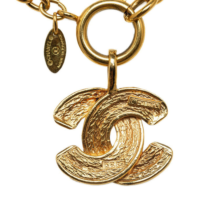 Top Quality Chanel Vintage Matrasse Coco Necklace G   Chanel