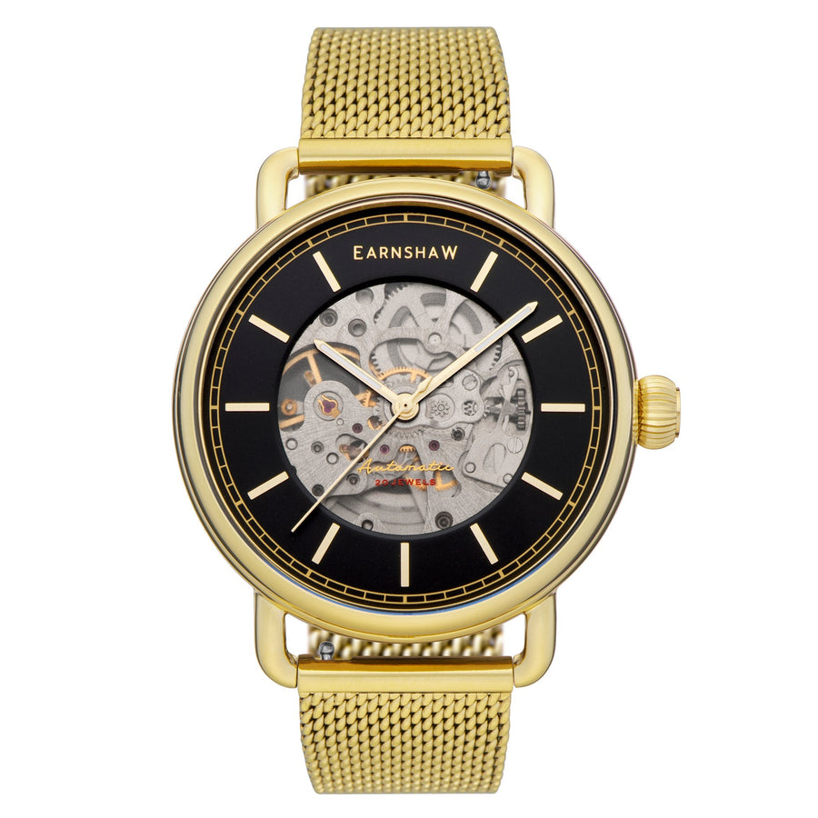 title:Thomas Earnshaw Men's ES-8226-55 Boulton 43mm Automatic Watch;color:Gold