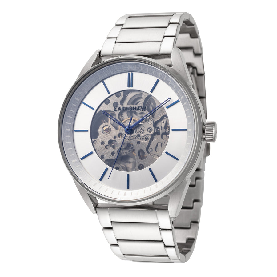 Thomas Earnshaw Men's Bayshore Skeleton 42mm Automatic Watch - Ruumur