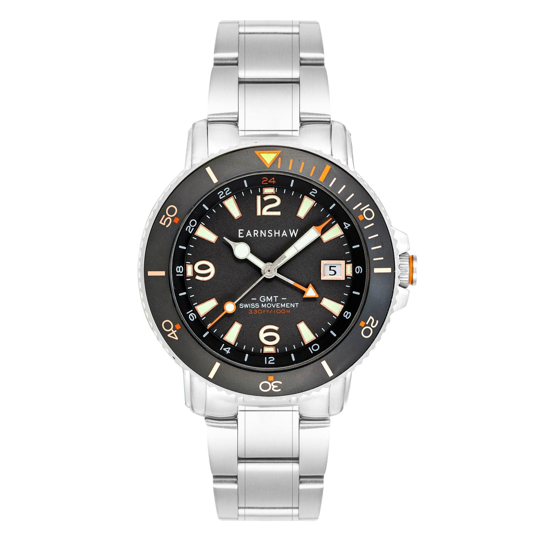 title:Thomas Earnshaw Men's ES-8232-66 Admiral 42mm Quartz Watch;color:Silver