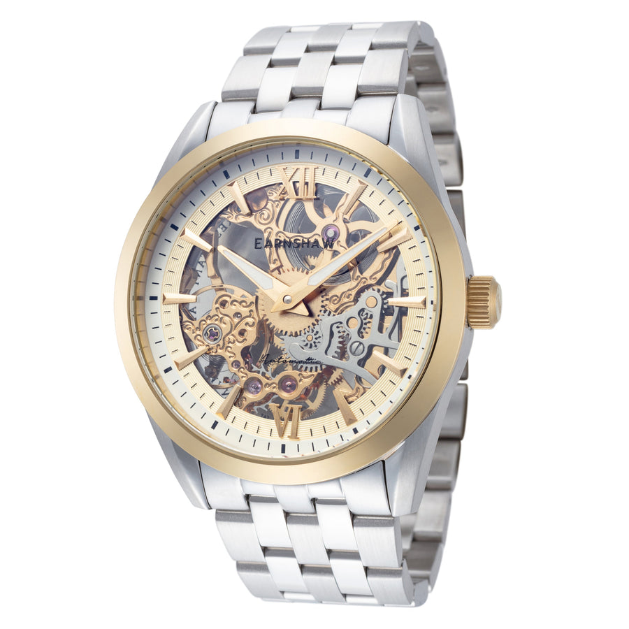 title:Thomas Earnshaw Men's ES-8249-55 Mackenzie 45mm Manual-Wind Watch;color:Silver
