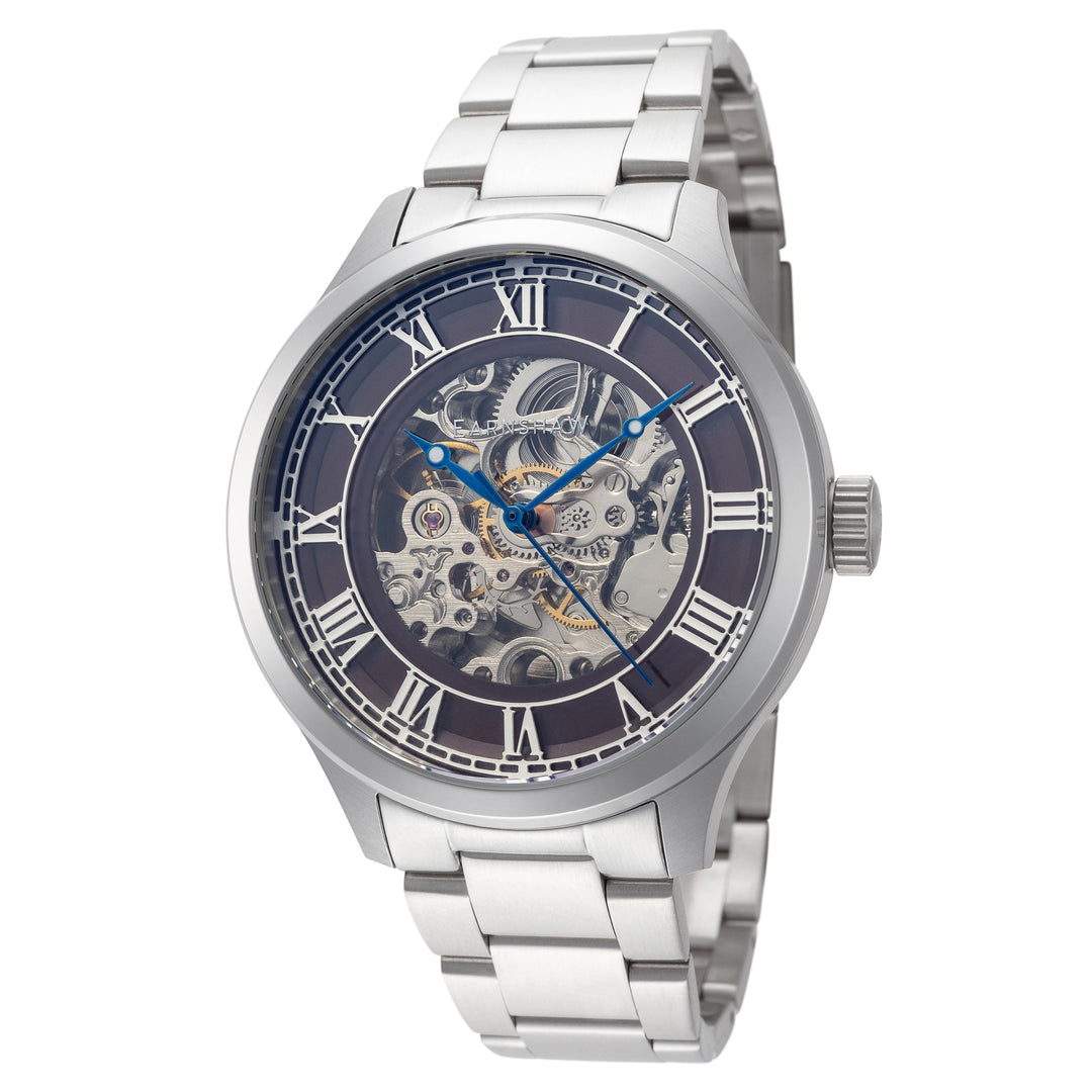 title:Thomas Earnshaw Men's ES-8251-44 Hardy 43mm Automatic Watch;color:Silver
