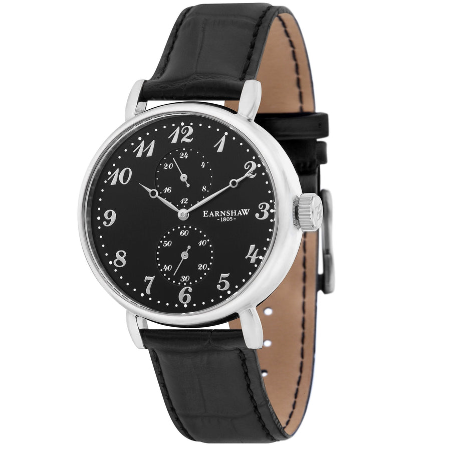 title:Thomas Earnshaw Men's ES-8091-01 Grand Legacy 42mm Quartz Watch;color:Black