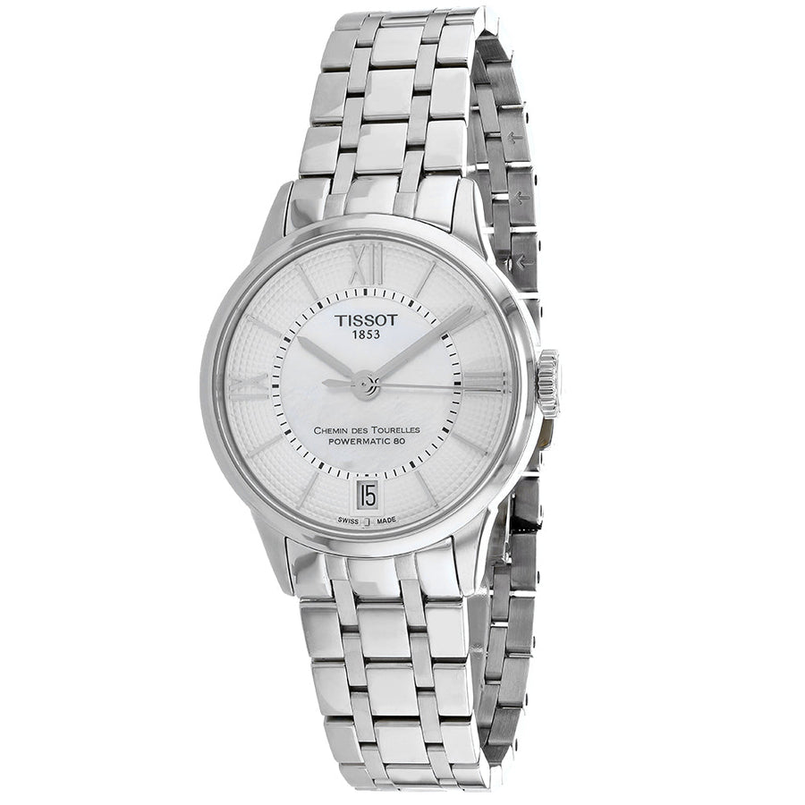 title:Tissot Women's T0992071111800 T-Classic Chemin des Tourelles 32mm Quartz Watch;color:Silver