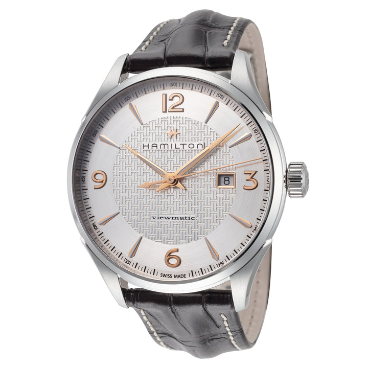 title:Hamilton Men's H32755551 Jazzmaster Viewmatic 44mm Automatic Watch;color:Brown