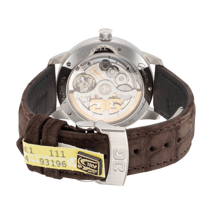 Glashutte Mens Senator Excellence Panorama 42mm Automatic Watch
