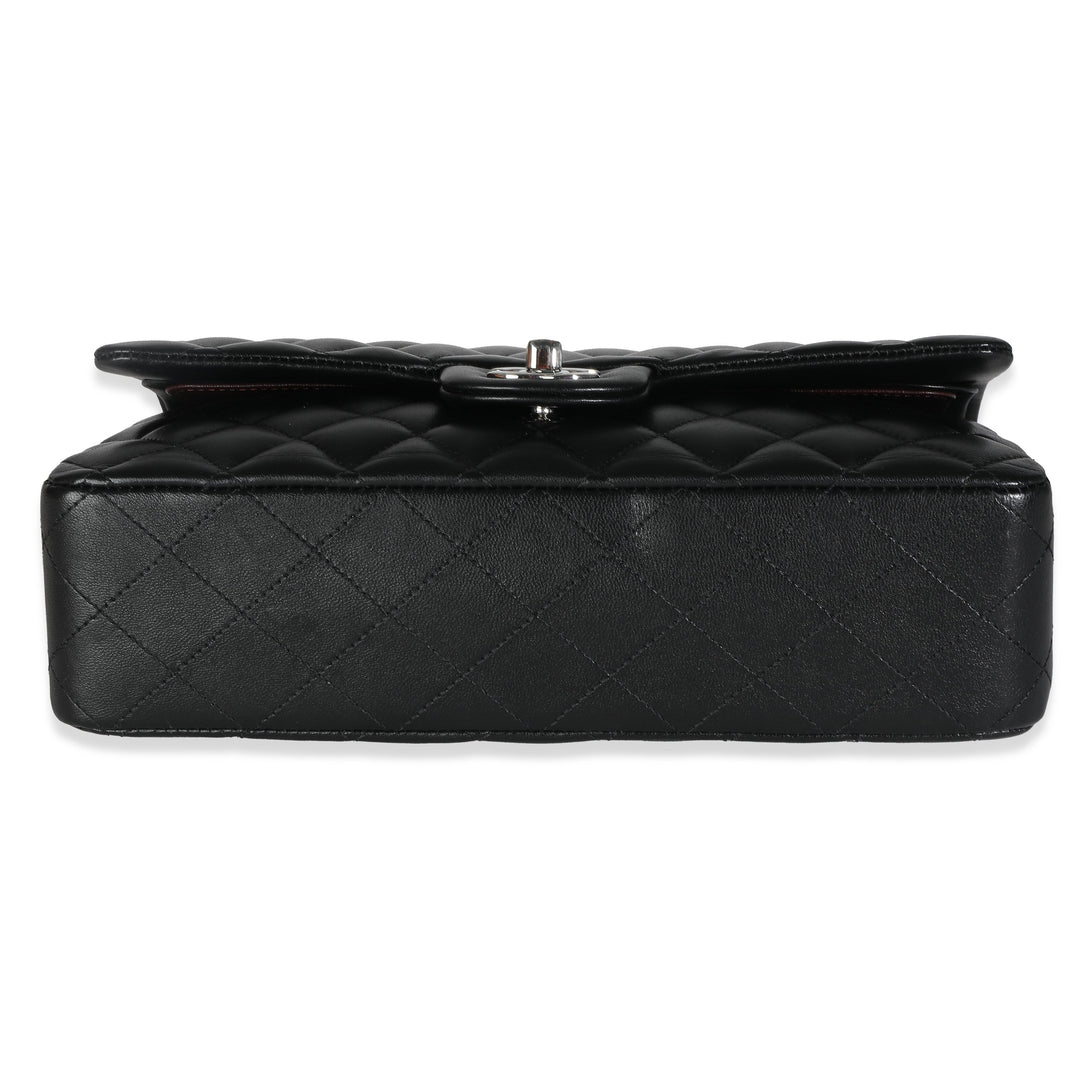 Chanel Black Quilted Lambskin Medium Classic Double New Bag