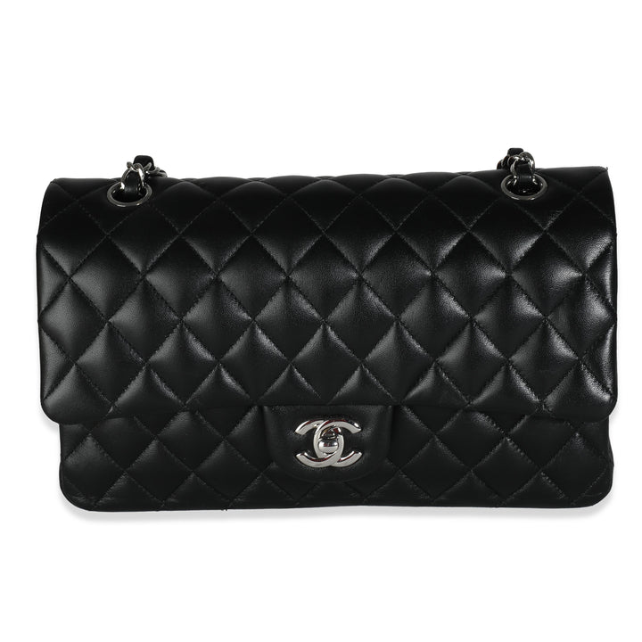 Chanel Black Quilted Lambskin Medium Classic Double New Bag