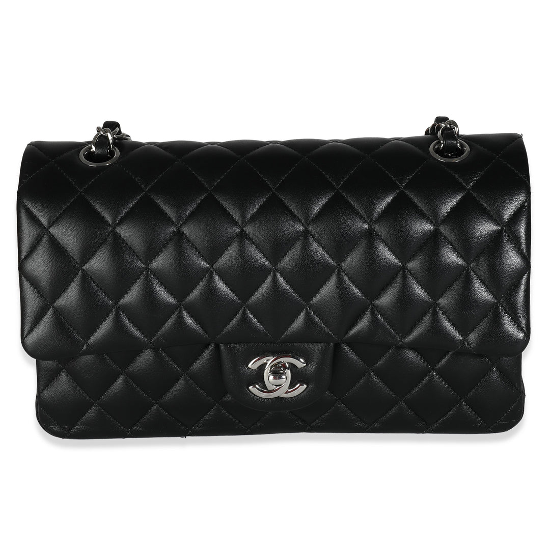 Chanel Black Quilted Lambskin Medium Classic Double New Bag